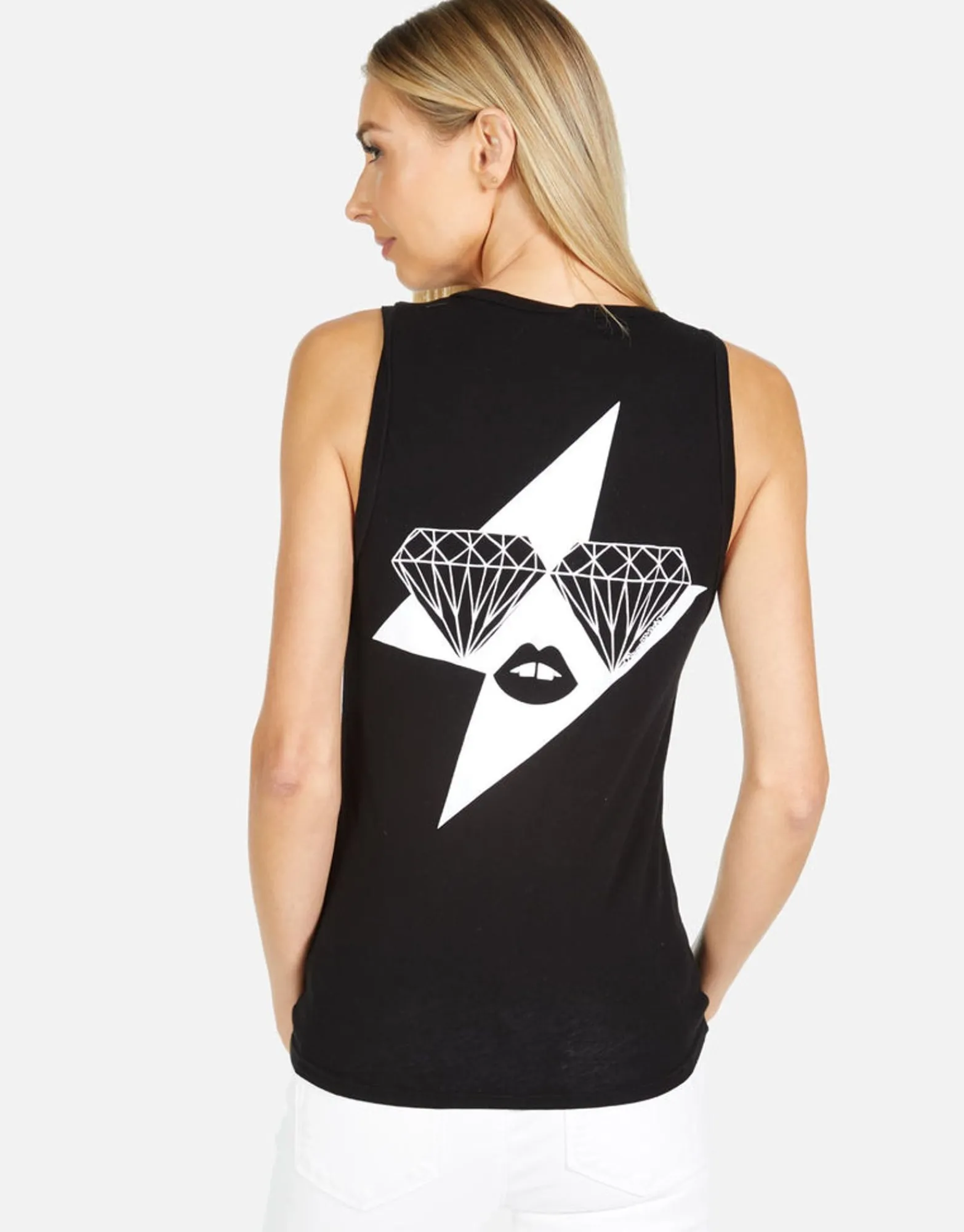 Sale Ashlin Bling Lightning Face Women Short Sleeve