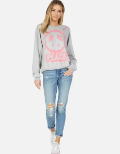 Store Babbs Airbrush Peace Women Long Sleeve