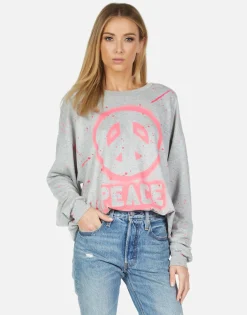 Store Babbs Airbrush Peace Women Long Sleeve