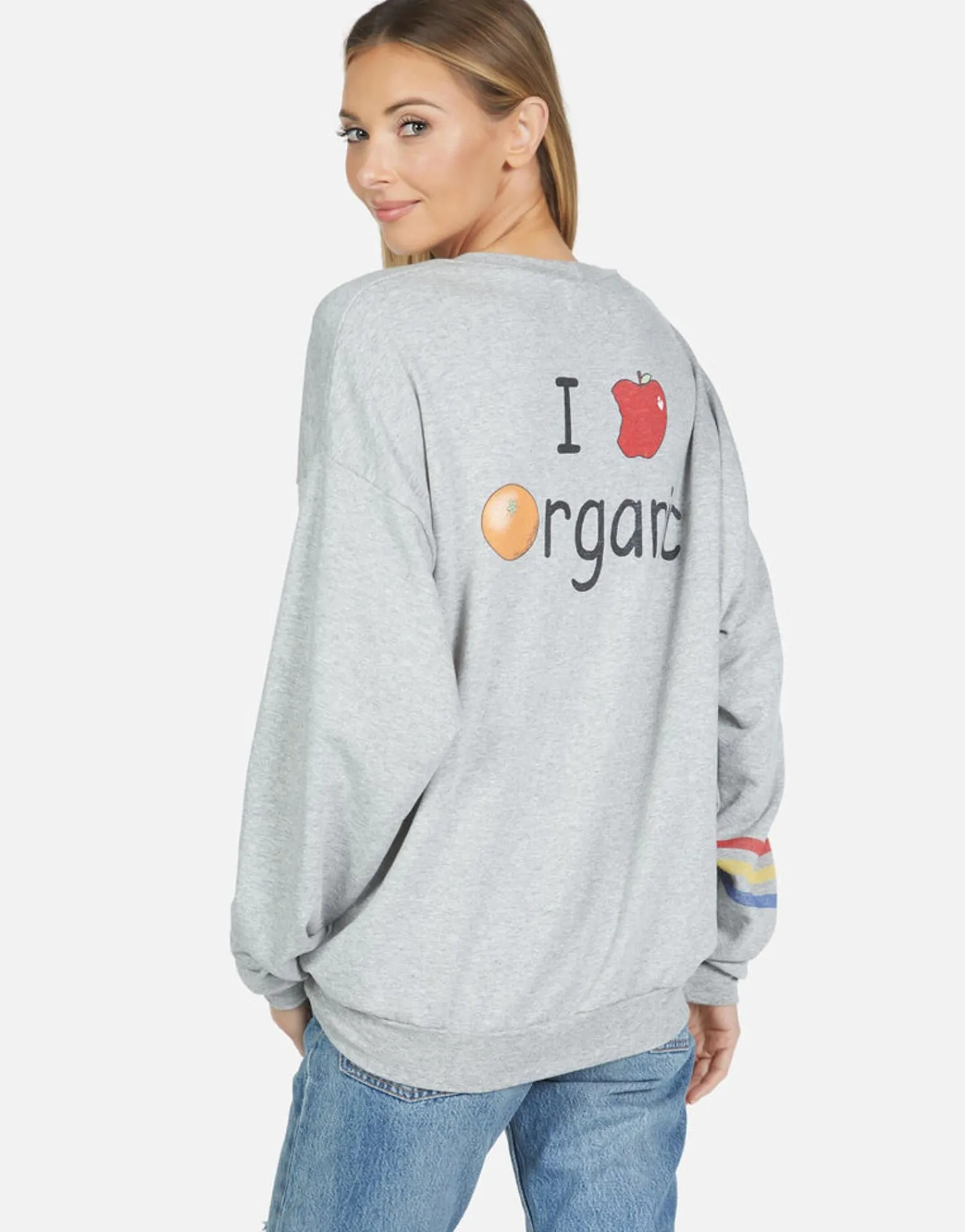 Clearance Babbs Fruit Rainbow Women Long Sleeve