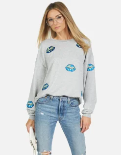 Cheap Babbs World Peace Lips Women Long Sleeve