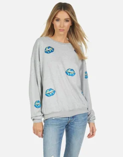 Cheap Babbs World Peace Lips Women Long Sleeve