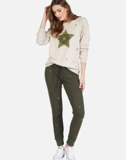 Outlet Bandana Elements Lounge Sweatpant W/ Cuff | Jess By Women Long Sweatpants