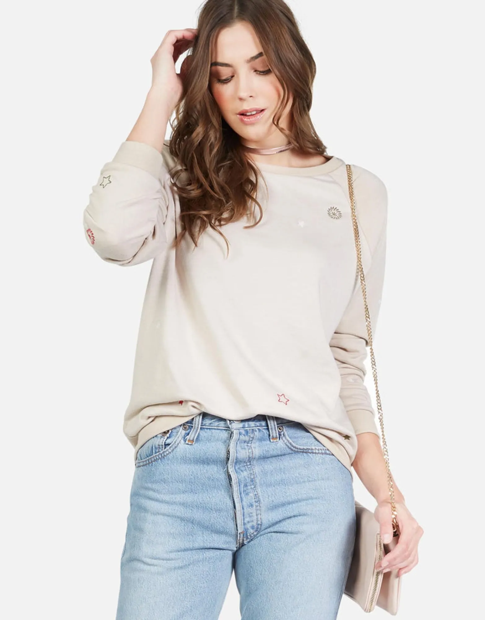 Outlet Bandana Elements L/S Vintage Pullover | Noleta By Women Long Sleeve