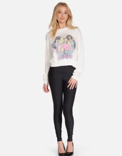 Best Sale Barbie & Friends Crop Pullover In | Spalding By Women Long Sleeve