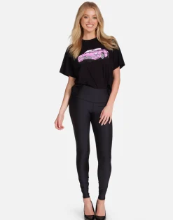 Online Barbie Convertible Boxy Crop Top In | Rue By Women Short Sleeve