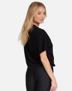 Online Barbie Convertible Boxy Crop Top In | Rue By Women Short Sleeve