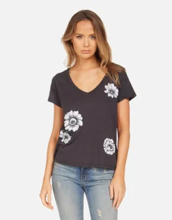 Flash Sale Becca Floral Dove Women Short Sleeve