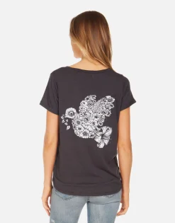 Flash Sale Becca Floral Dove Women Short Sleeve