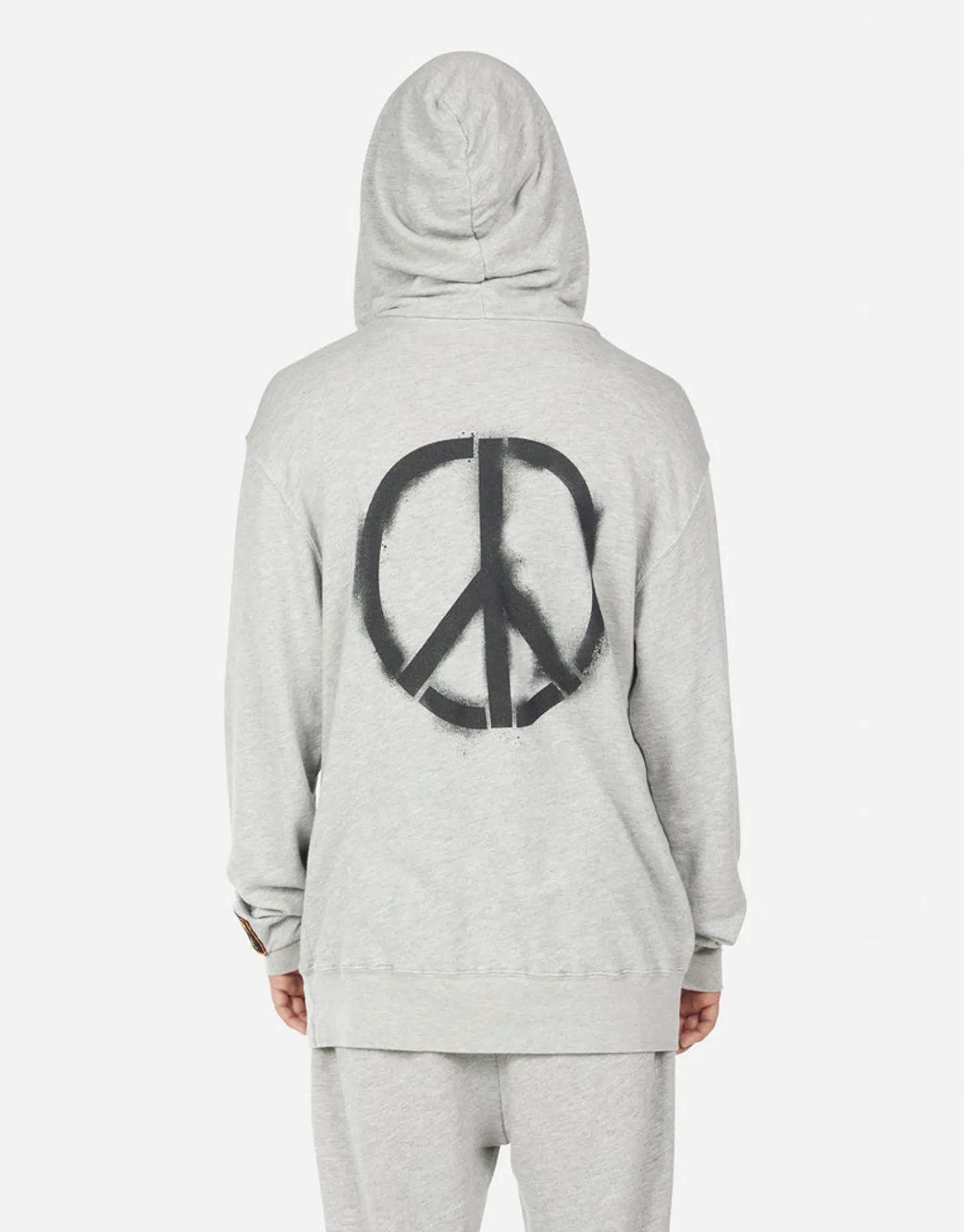 Cheap Beckford Airbrush Peace Men Hoodies