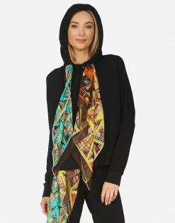 Hot Belinda Scarf Made In La California Usa Ultra Soft Lightweight Fleece Women Hoodies