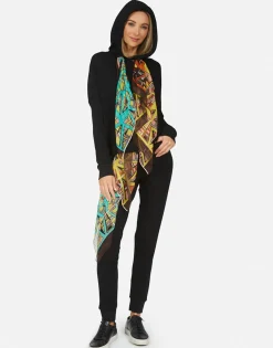 Hot Belinda Scarf Made In La California Usa Ultra Soft Lightweight Fleece Women Hoodies