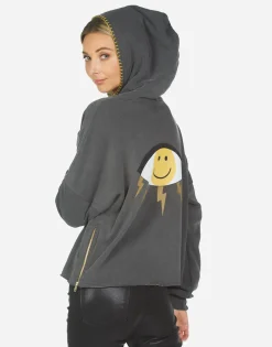 Cheap Bernice Punk Happy Eye Women Hoodies
