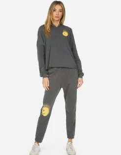 Cheap Bernice Punk Happy Eye Women Hoodies