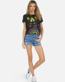 Best Bess Camp Hair Don'T Care Women Short Sleeve