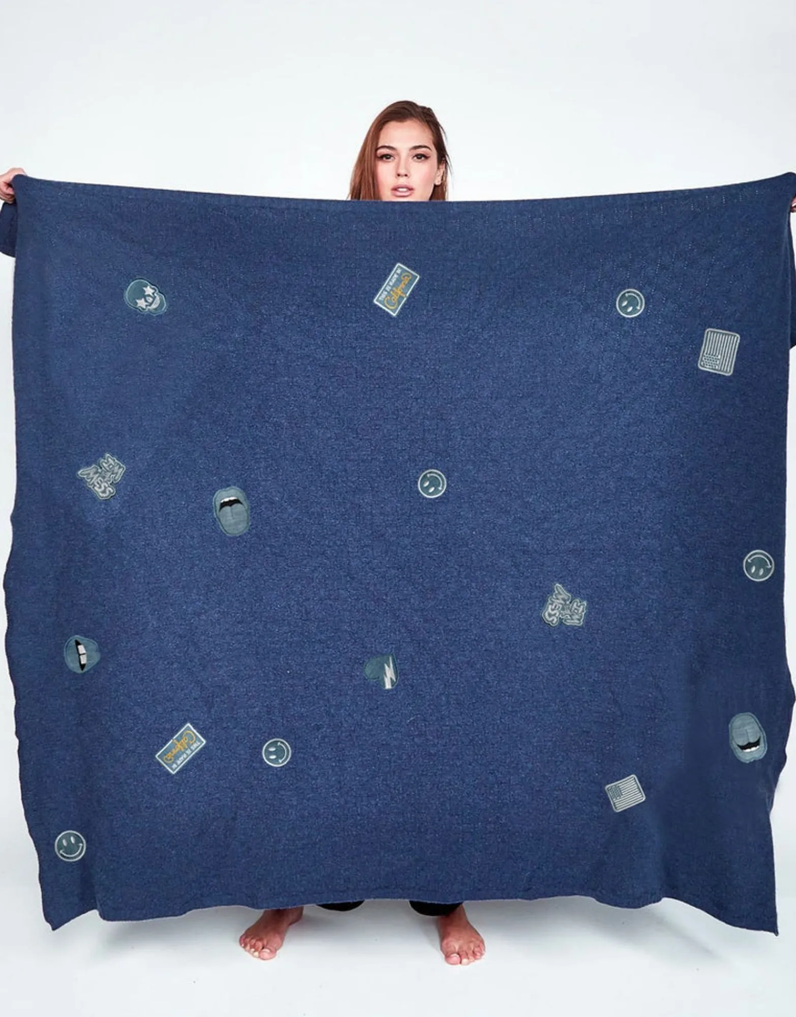 Cheap Bexley X All Over Denim Patches Blanket Lifestyle