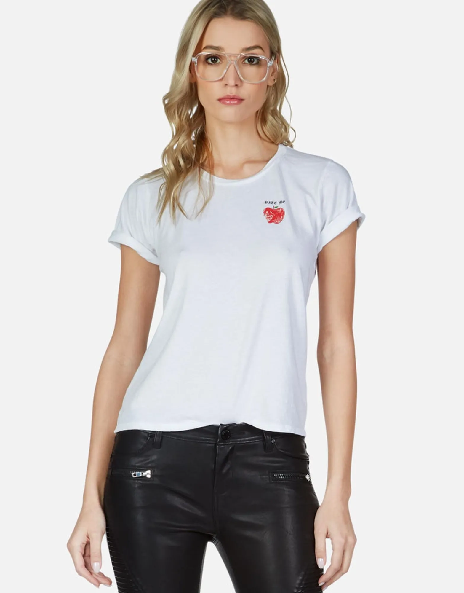 Shop Bite Me Skull Apple S/S Vintage Tee | Croft By Women Short Sleeve