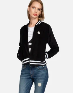 New Biting Lip Yin Yang Faux Fur Jacket | Cambria By Women Jackets