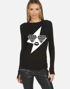 Clearance Bling Lightning L/S Fitted Thermal | Mckinley X Women Long Sleeve