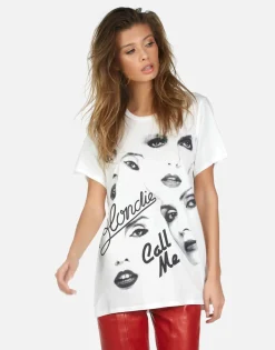 Flash Sale Blondie Call Me Boyfriend Tee | Wolf By Women Short Sleeve