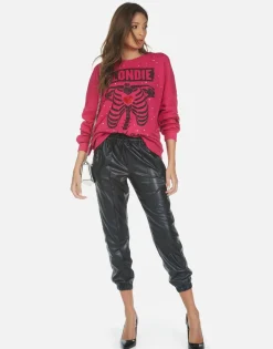 Best Blondie Heart L/S Boyfriend Pullover | Sierra By Women Long Sleeve