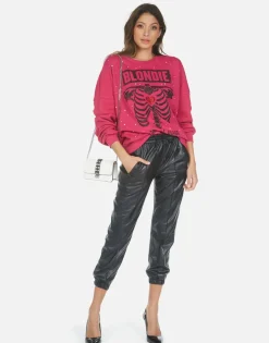Best Blondie Heart L/S Boyfriend Pullover | Sierra By Women Long Sleeve