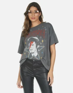 Discount Bowie 1973 Tour Concert Tee | Liberty By Women Short Sleeve