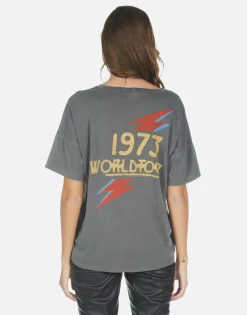 Discount Bowie 1973 Tour Concert Tee | Liberty By Women Short Sleeve