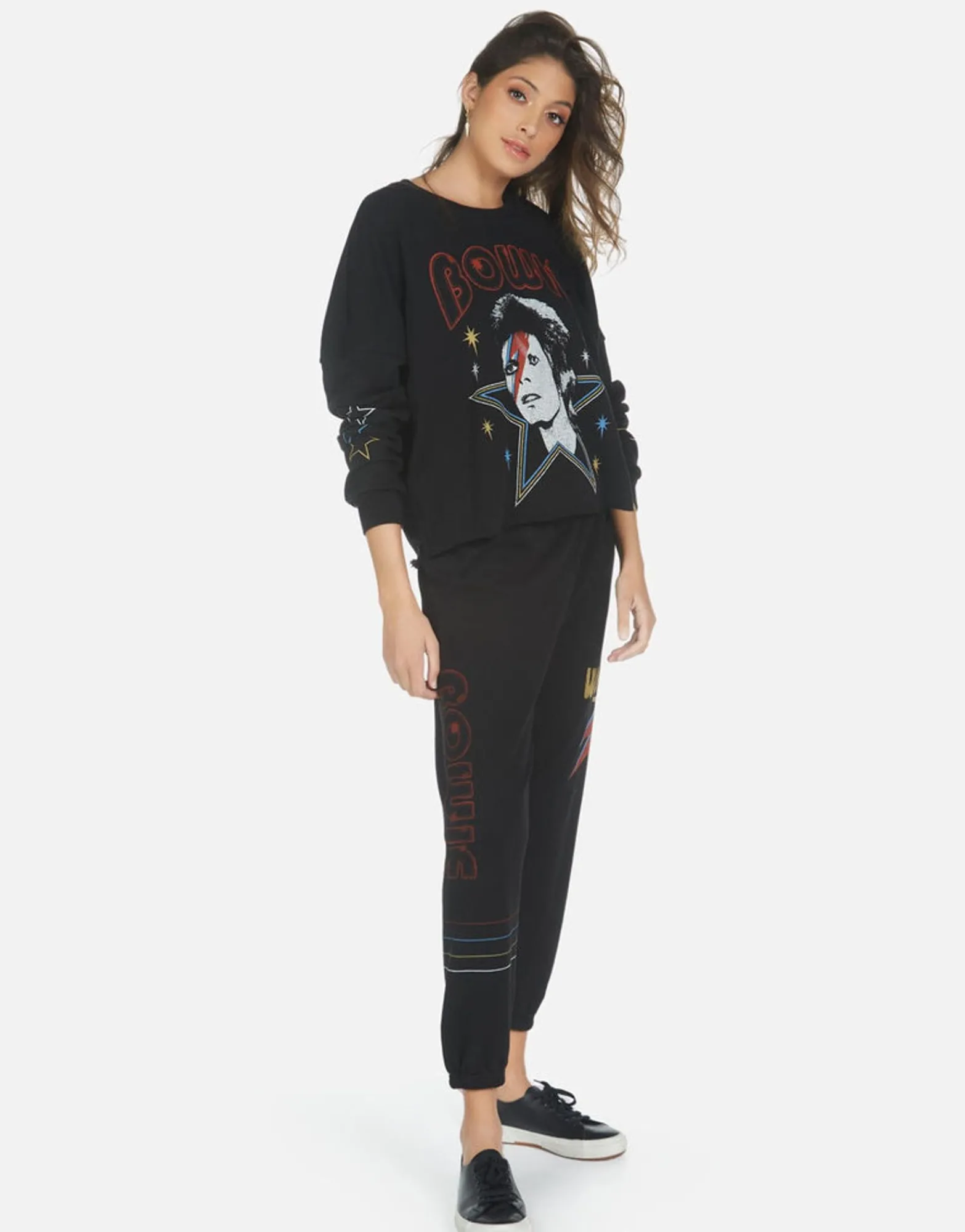 Best Sale Bowie 1973 Tour Crop Sweatpant | Alana By Women Crop Sweatpants