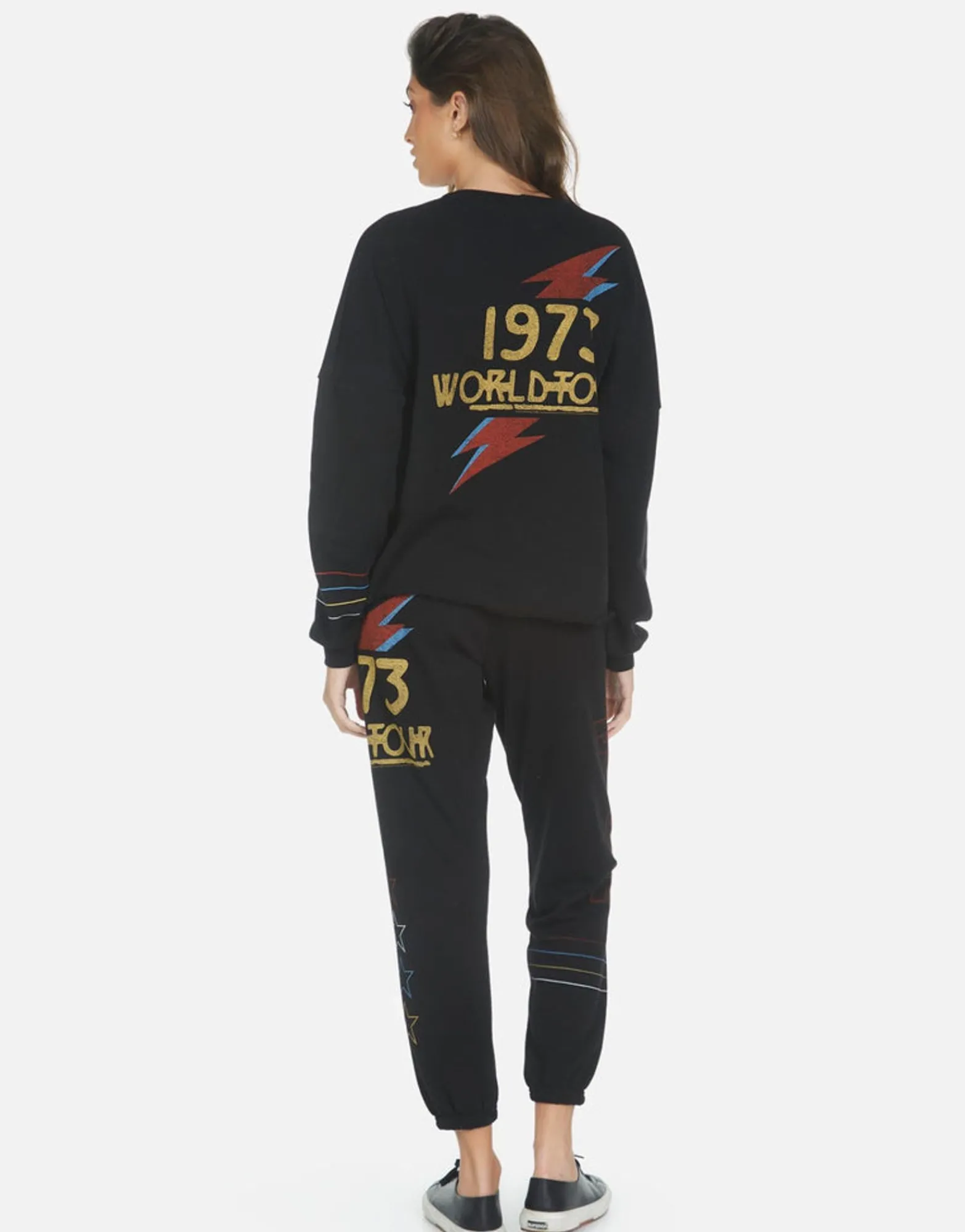 Best Sale Bowie 1973 Tour Crop Sweatpant | Alana By Women Crop Sweatpants