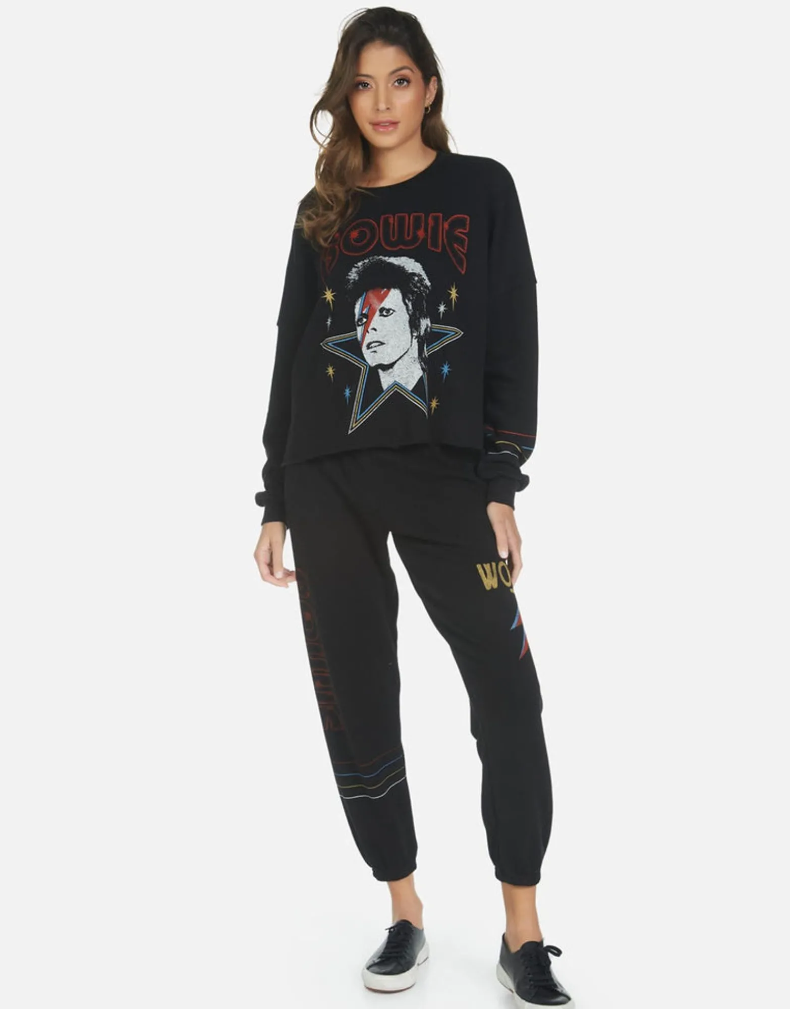 Best Sale Bowie 1973 Tour Crop Sweatpant | Alana By Women Crop Sweatpants