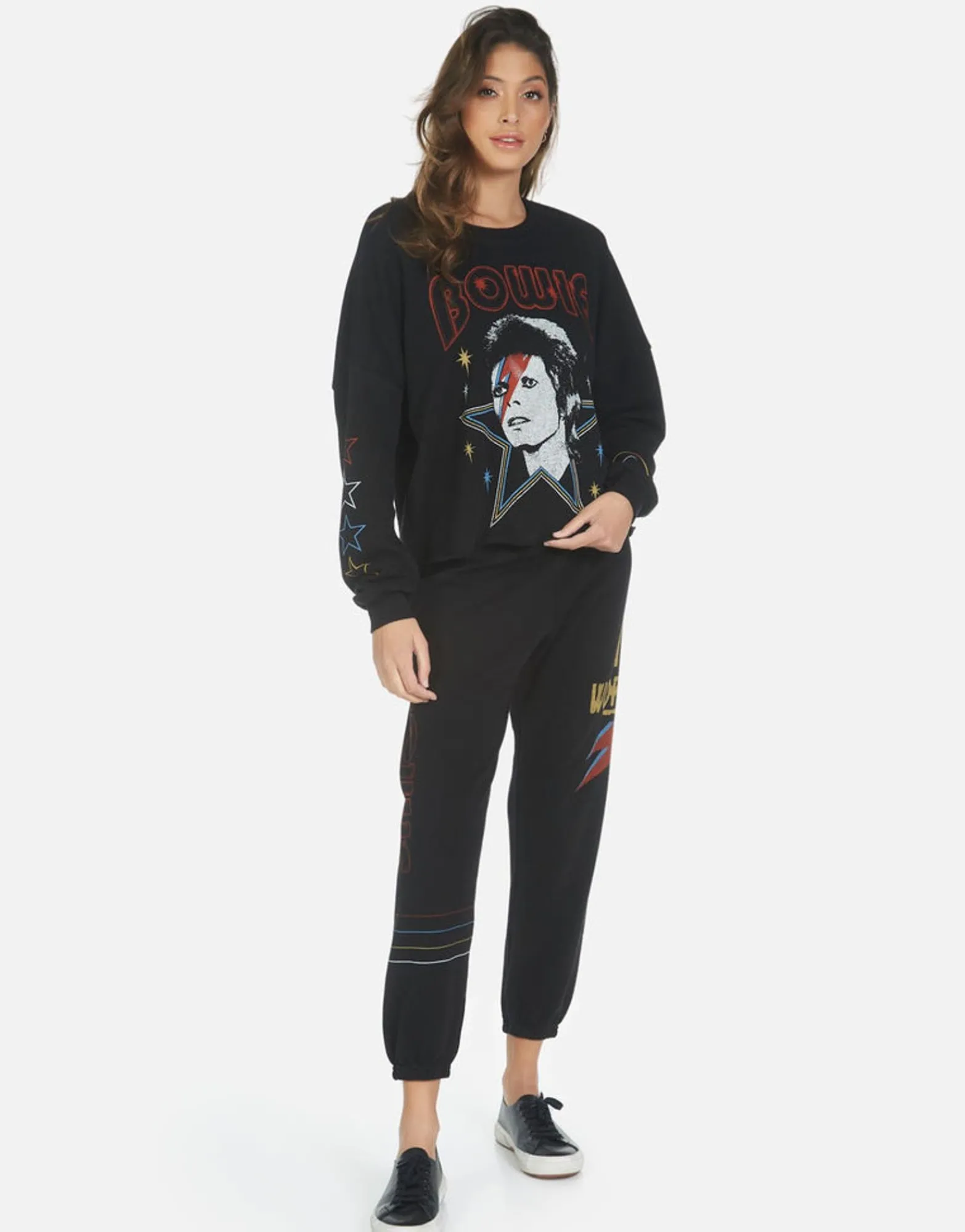 Best Sale Bowie 1973 Tour Crop Sweatpant | Alana By Women Crop Sweatpants