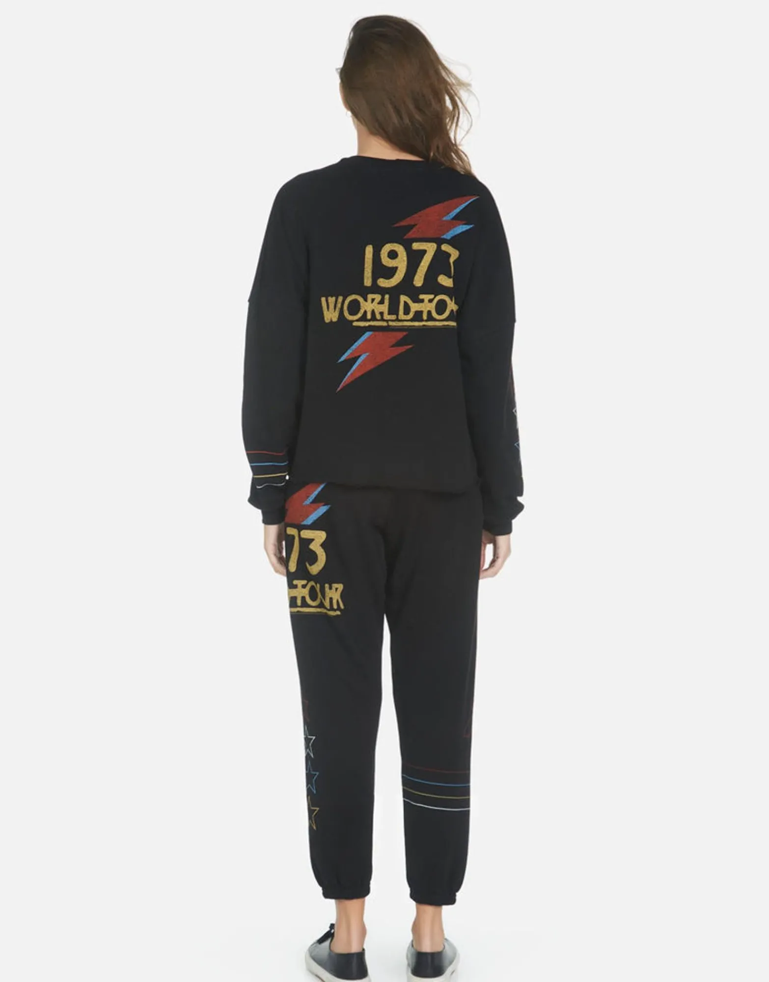 Best Sale Bowie 1973 Tour Crop Sweatpant | Alana By Women Crop Sweatpants