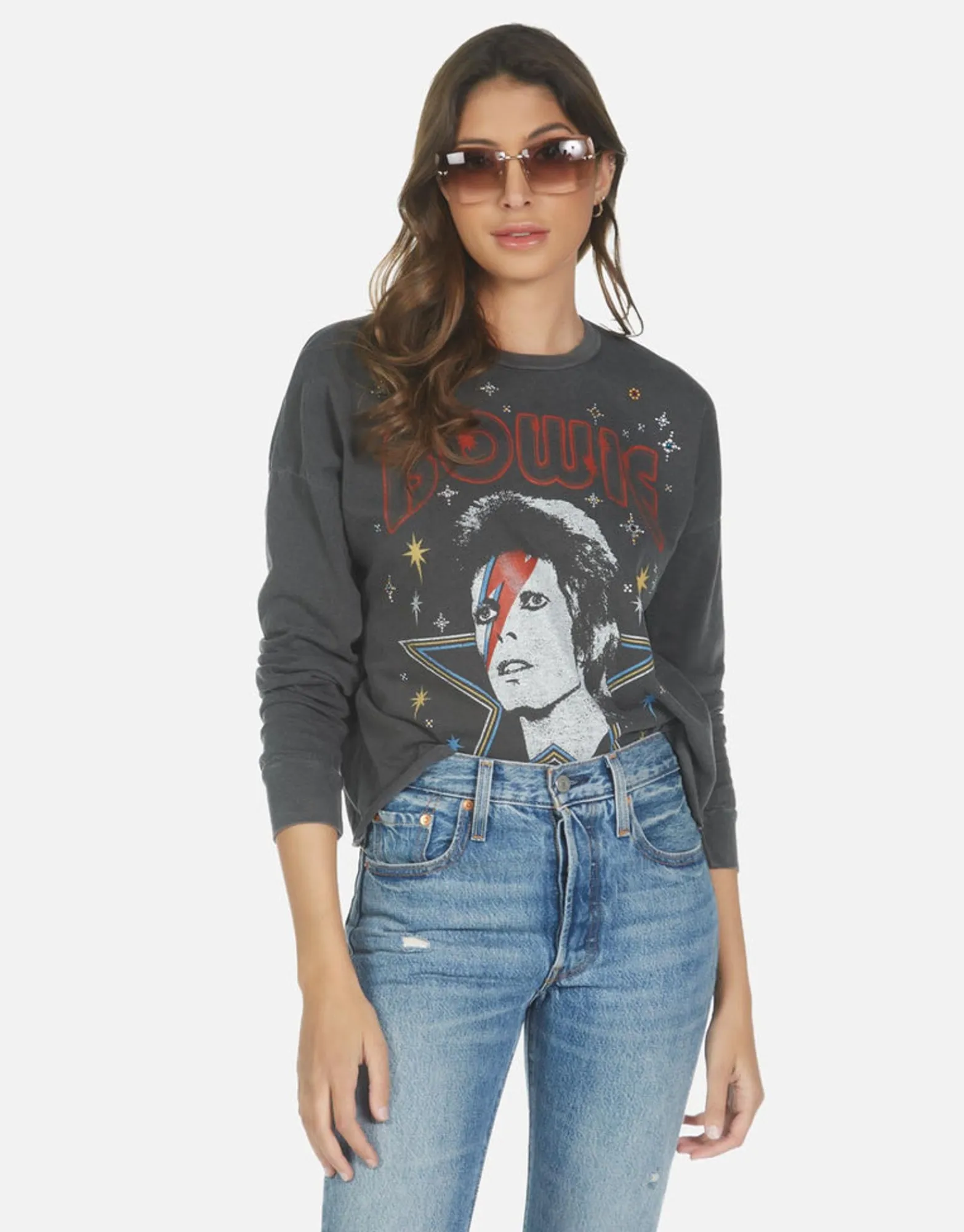 Cheap Bowie 1973 Tour L/S Concert Tee | Luella By Women Long Sleeve