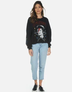 Store Bowie 1973 Tour L/S Crop Tee | Lee By Women Long Sleeve