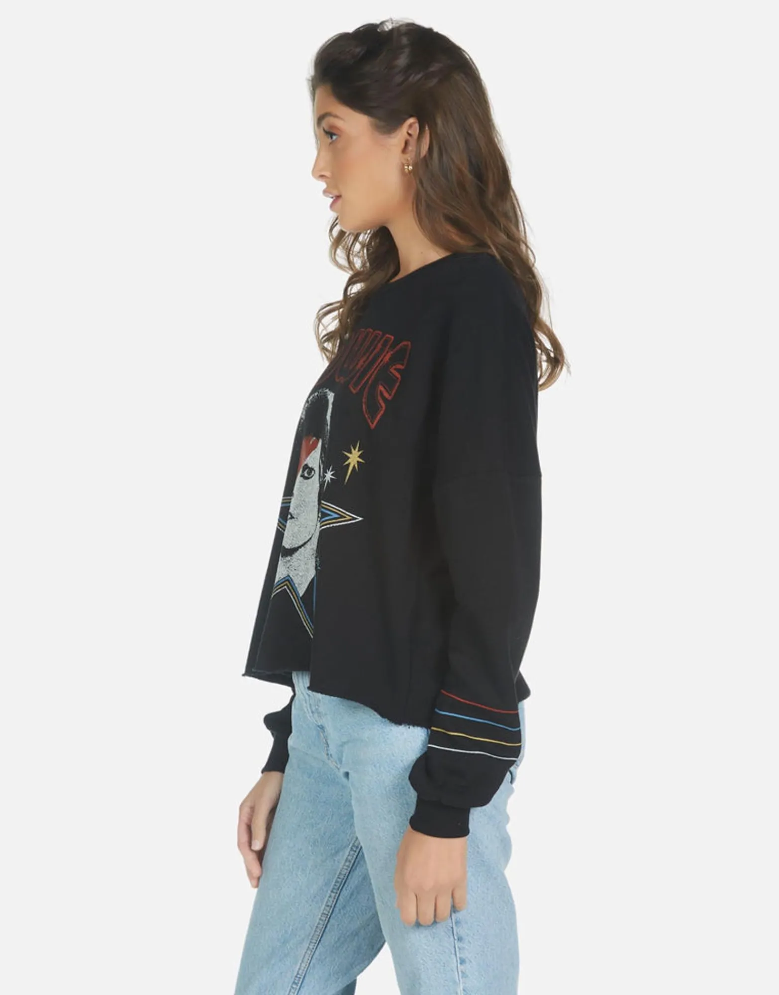 Store Bowie 1973 Tour L/S Crop Tee | Lee By Women Long Sleeve