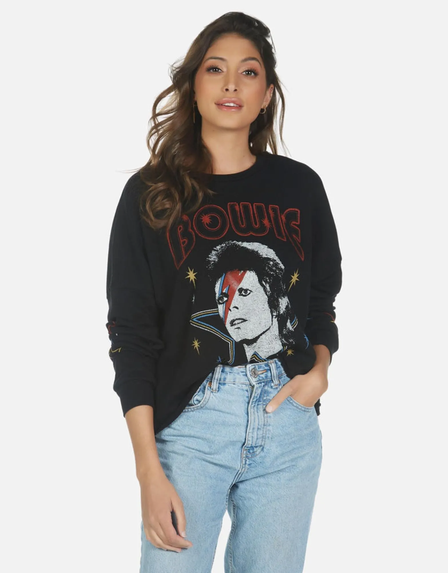 Store Bowie 1973 Tour L/S Crop Tee | Lee By Women Long Sleeve