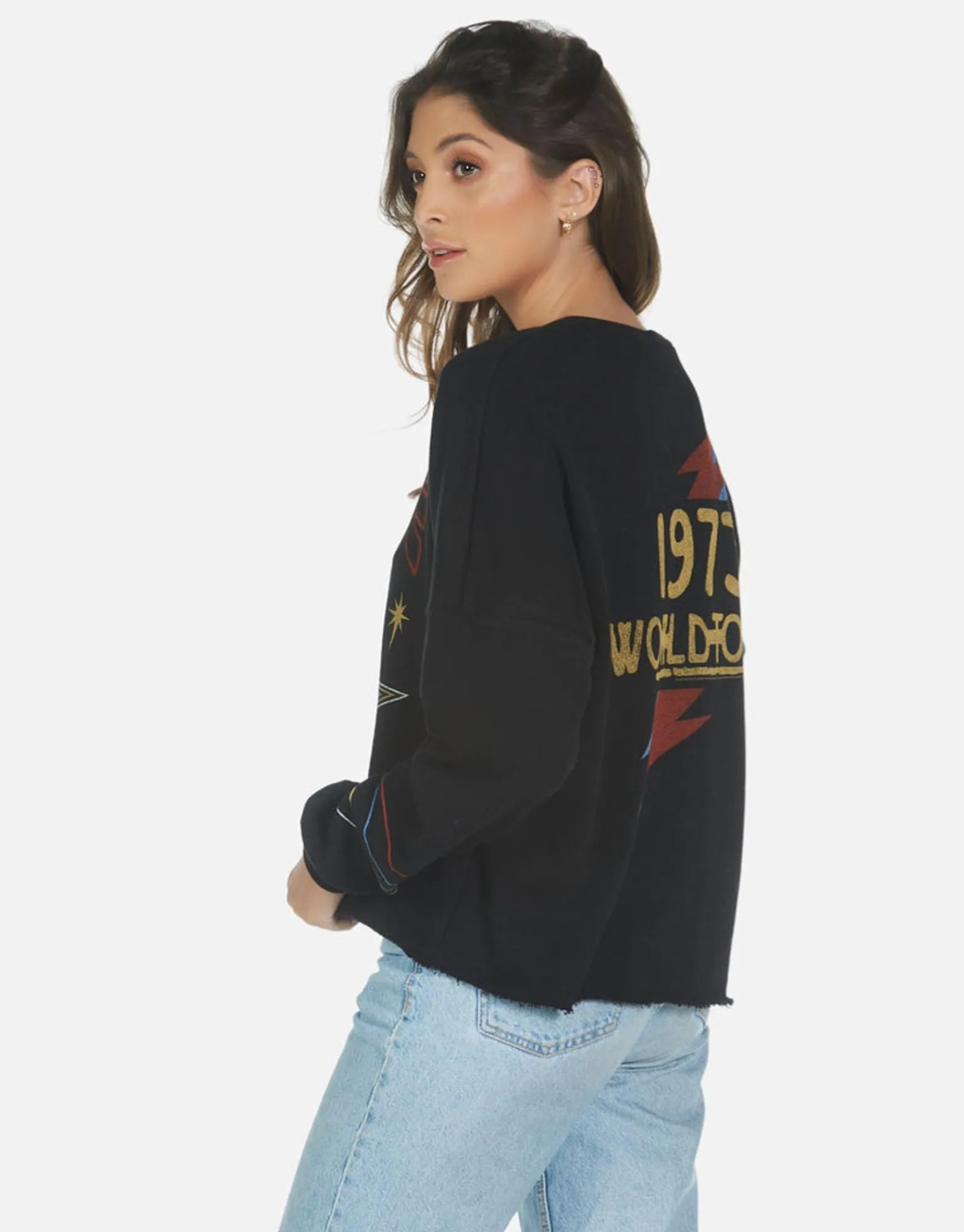 Store Bowie 1973 Tour L/S Crop Tee | Lee By Women Long Sleeve