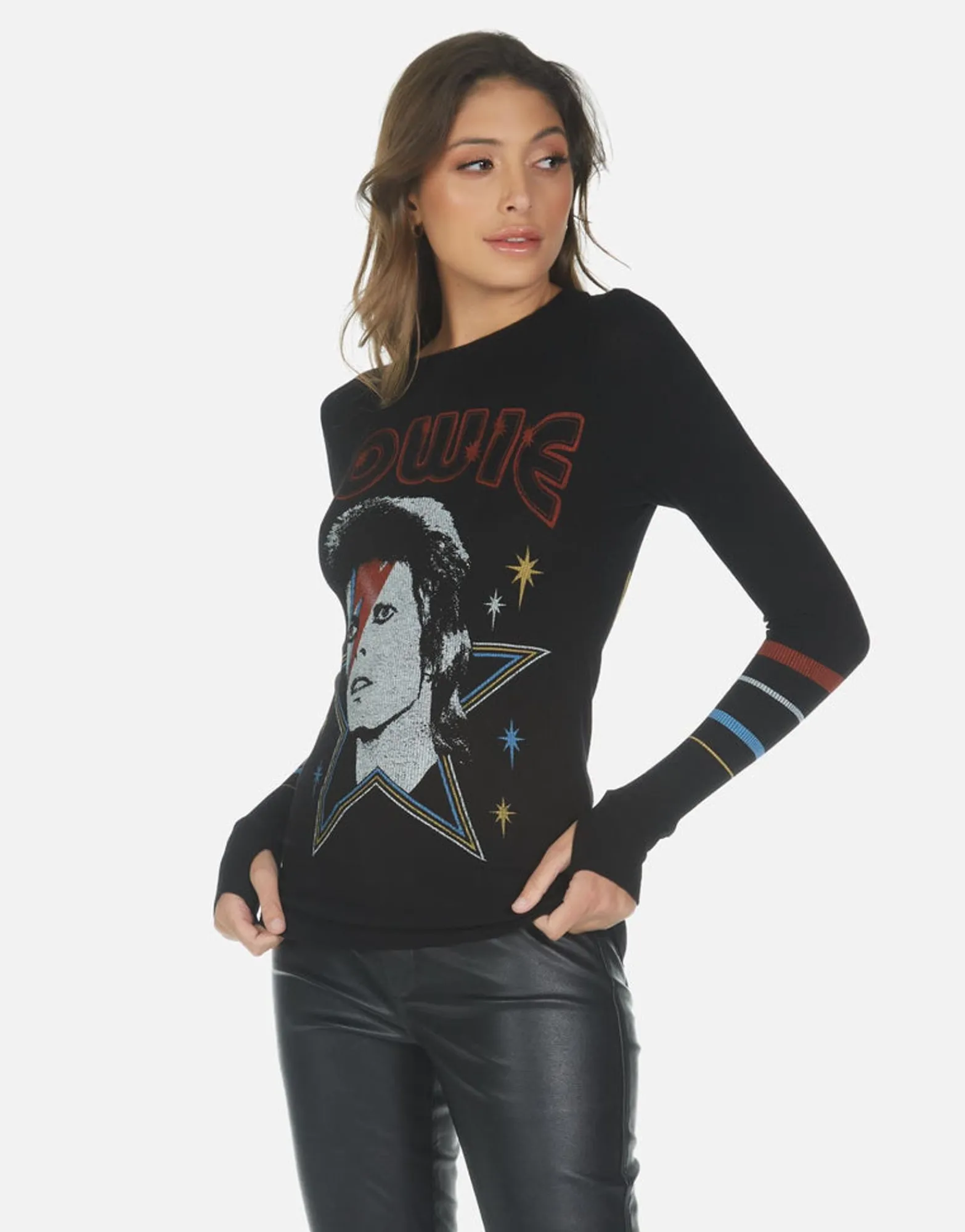 Best Sale Bowie 1973 Tour L/S Fitted Top | Mckinley By Women Long Sleeve