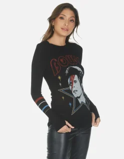 Best Sale Bowie 1973 Tour L/S Fitted Top | Mckinley By Women Long Sleeve