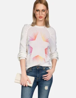 Best Sale Bright Starburst Cashmere Sweater | Vida By Women Sweaters & Knits