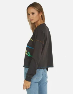 Shop Brita Love Peace Happiness Women Long Sleeve