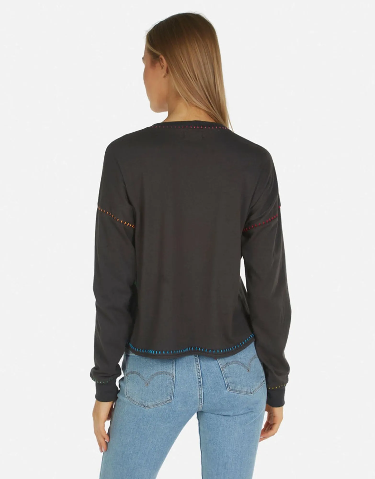 Shop Brita Love Peace Happiness Women Long Sleeve