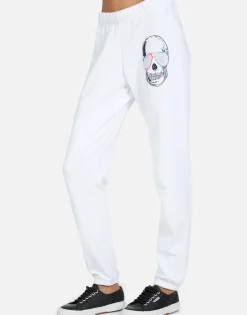 Shop Brynn Cool Skull Women Crop Sweatpants