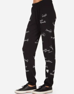 Discount Brynn Happy Thoughts Women Long Sweatpants
