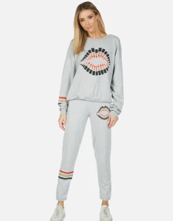 Shop Brynn Lipstick Lip Women Long Sweatpants