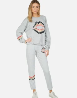 Shop Brynn Lipstick Lip Women Long Sweatpants