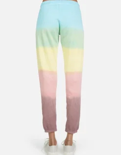 New Brynn Text Happy Face Women Long Sweatpants