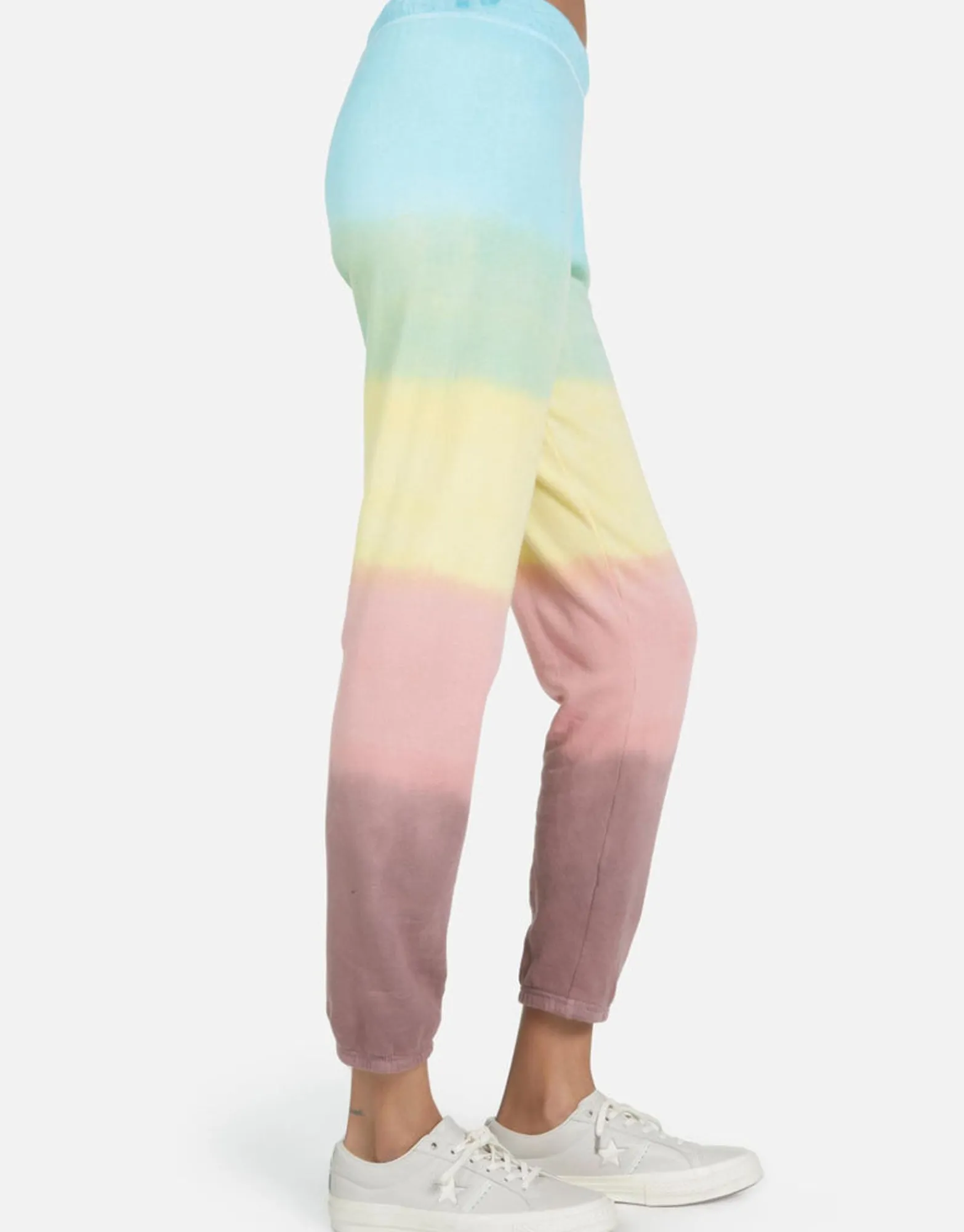 New Brynn Text Happy Face Women Long Sweatpants