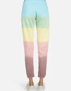 New Brynn Text Happy Face Women Long Sweatpants